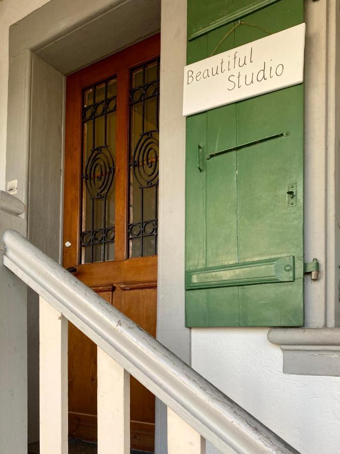 Beautiful Studio In A Villa From 18Th Century Thun Eksteriør billede